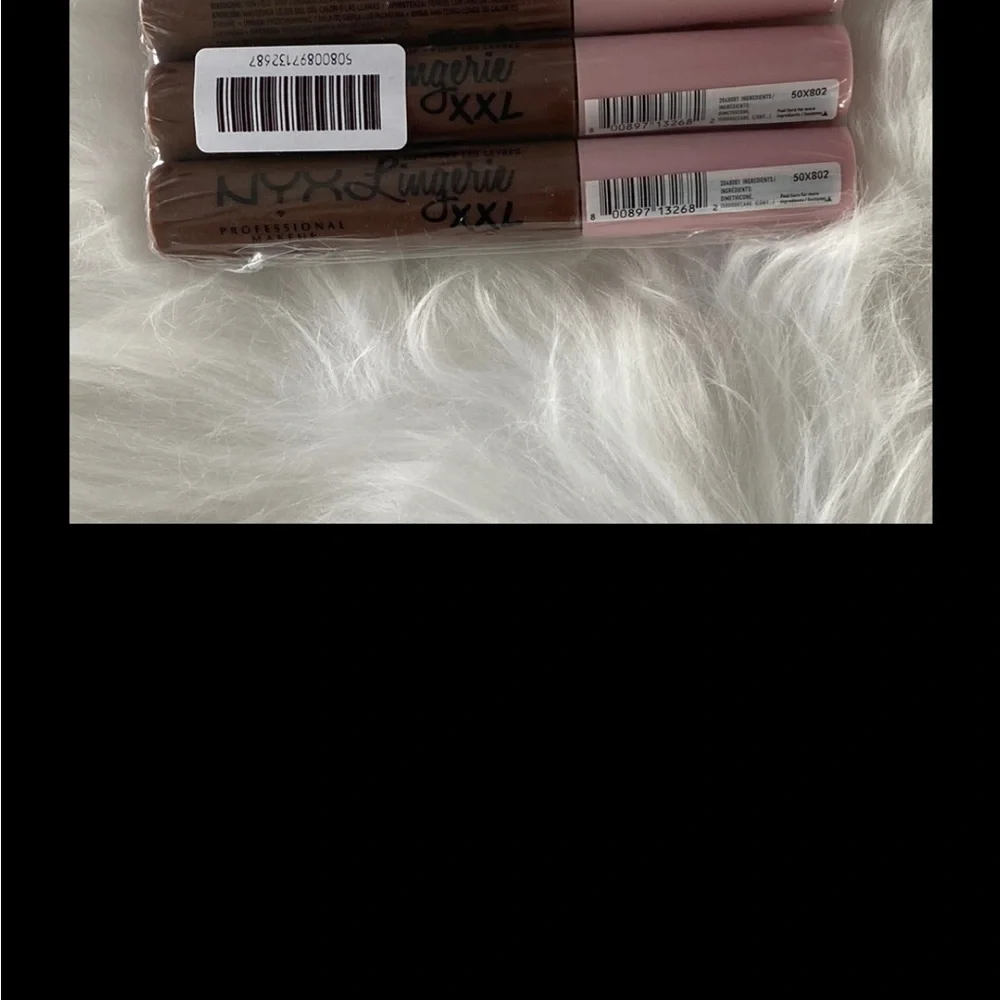 New 3 pack of NYX Lingerie XXL Matte liquid lipstick in Desnuda